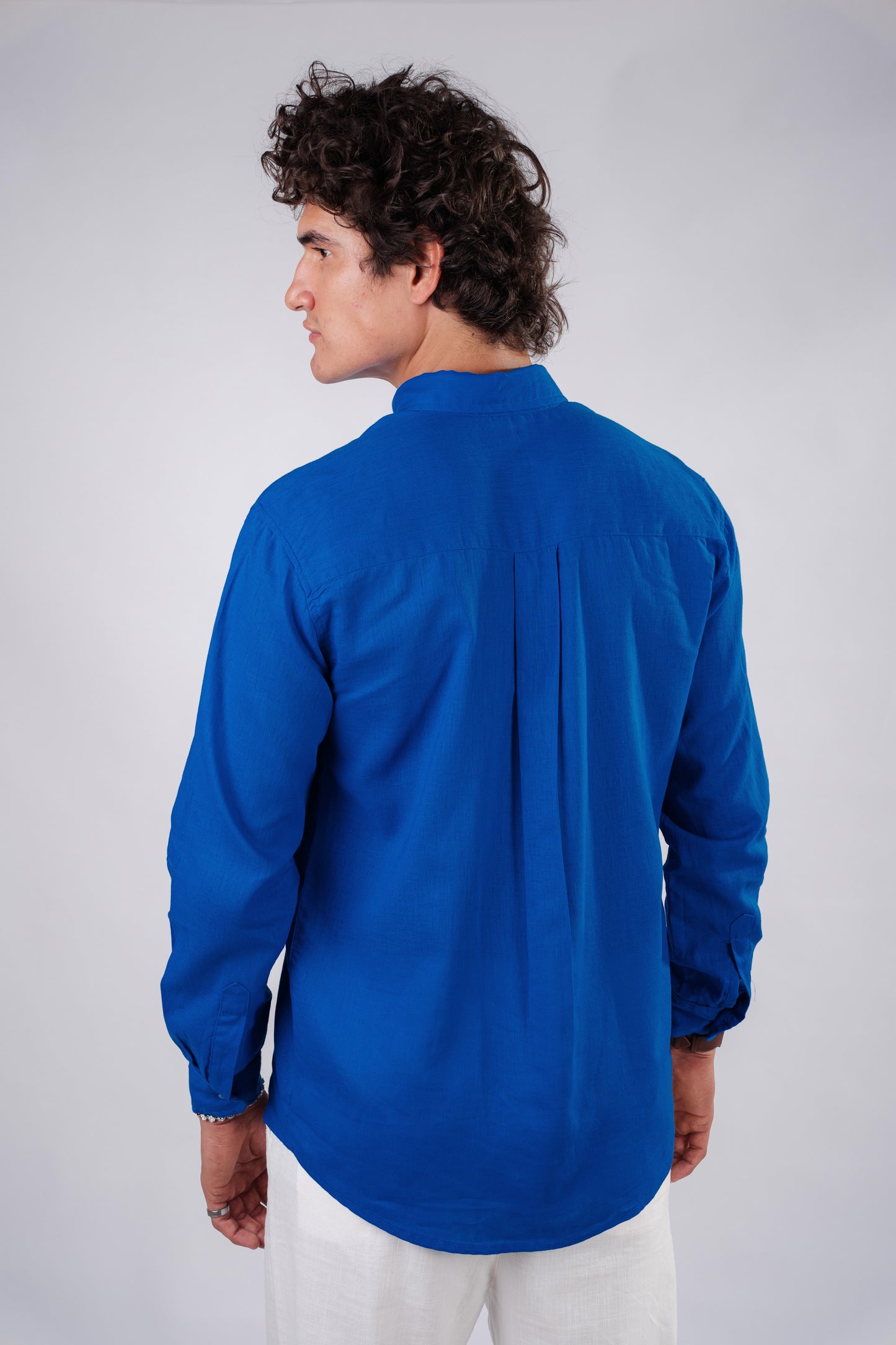 Linen shirt- Blue