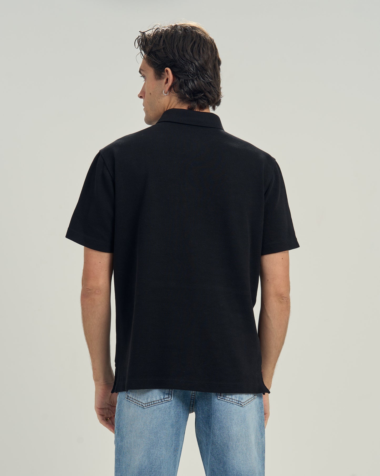 Polo T-shirt In Black
