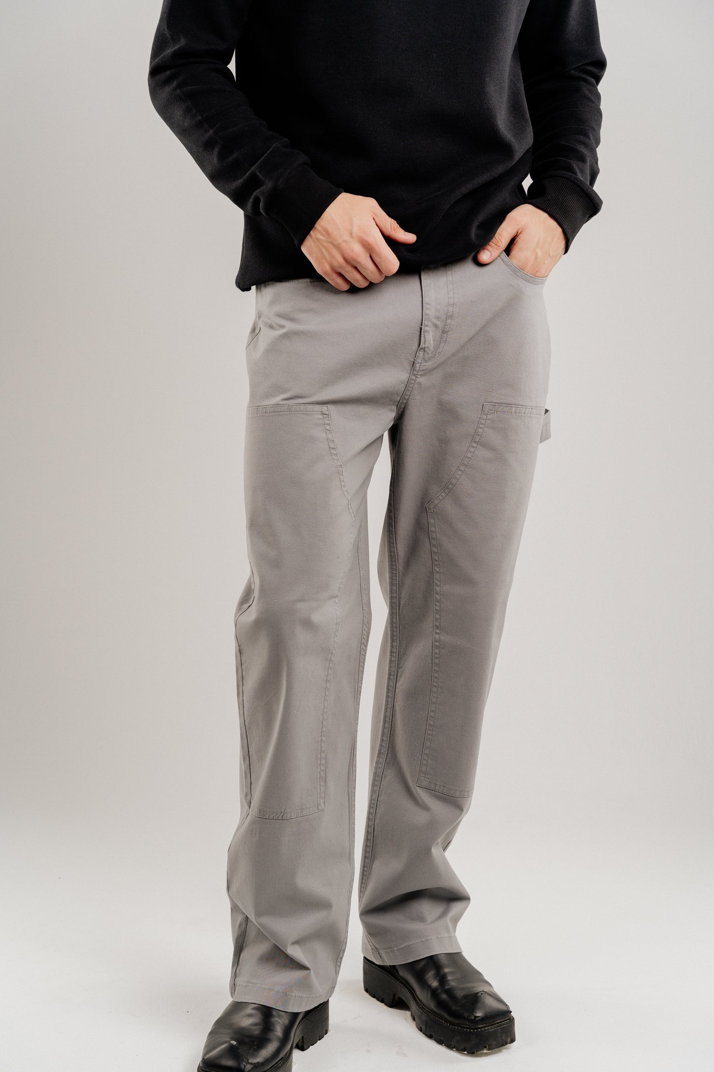 GREY CARPENTER PANTS