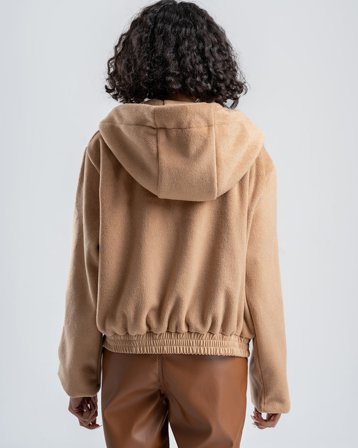 Women's Faux Fur Beige Jacket