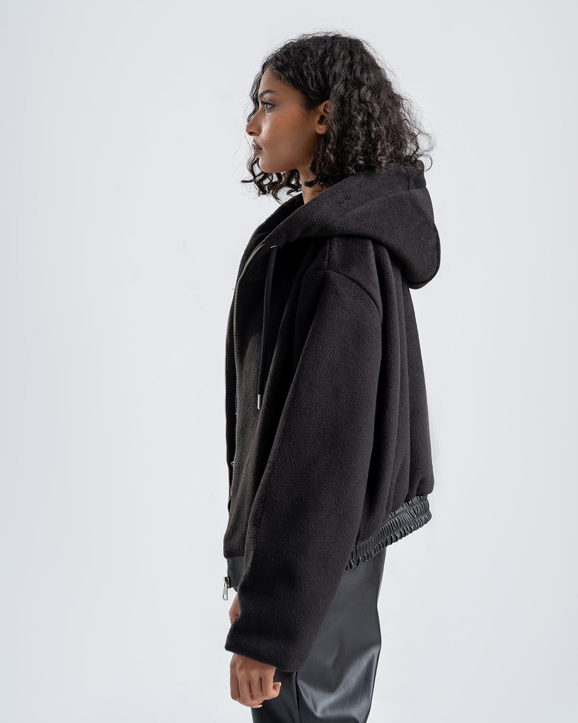 Women's Faux Fur Black Jacket