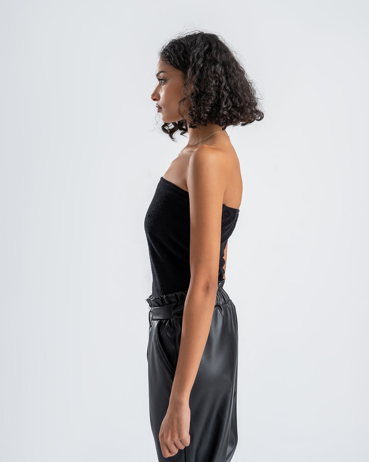 Women's Black Tube Top Strapless