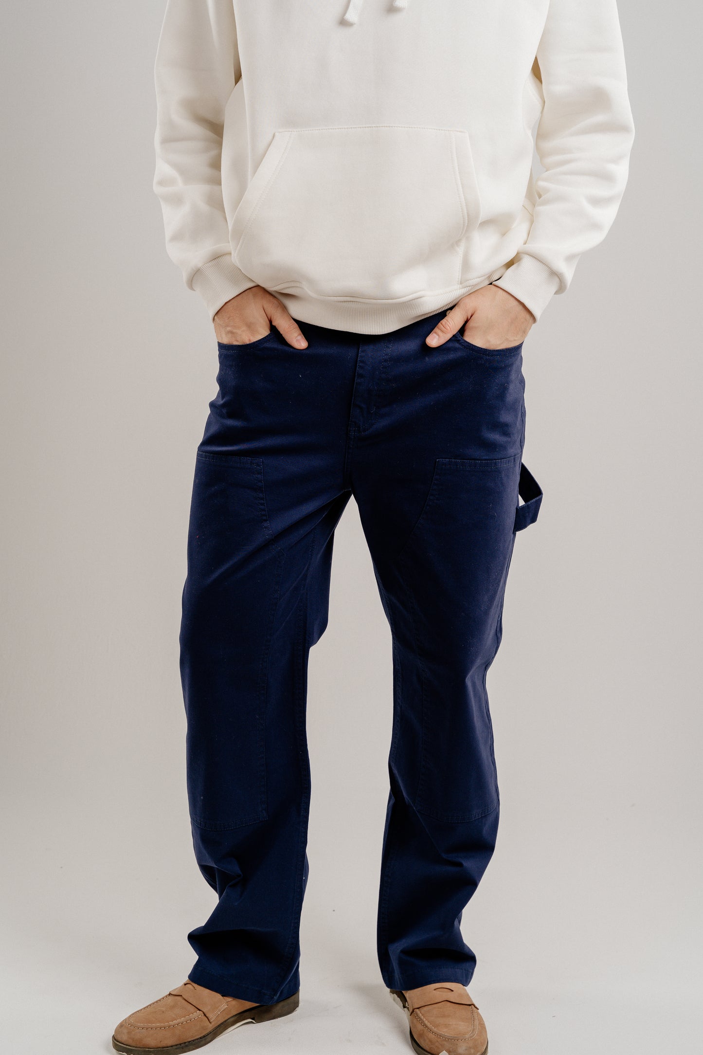 NAVY CARPENTER PANTS