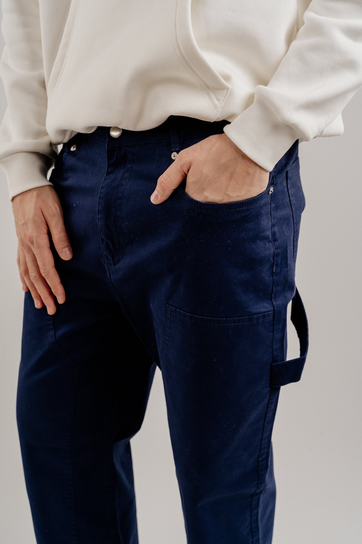 NAVY CARPENTER PANTS