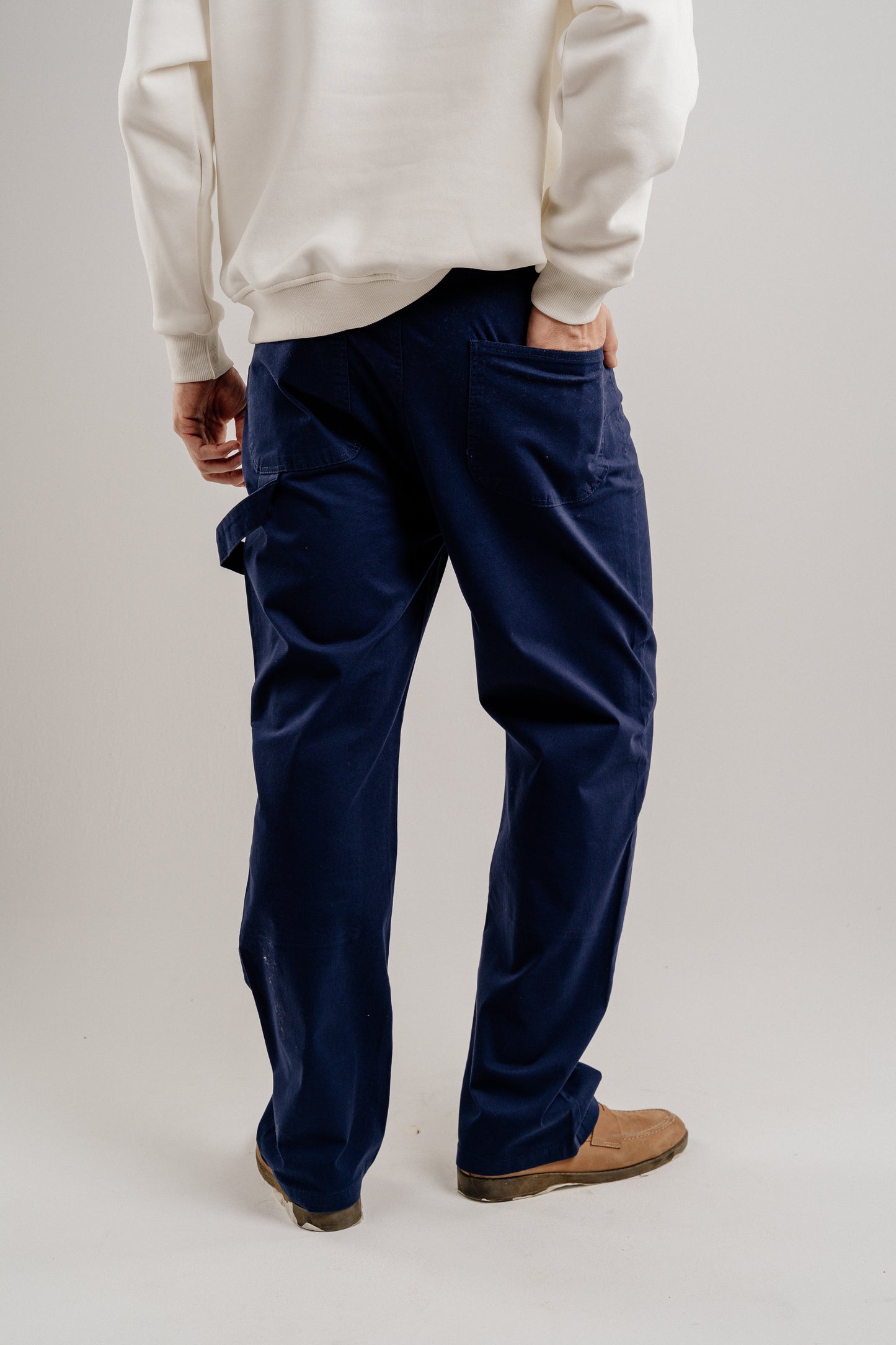 NAVY CARPENTER PANTS