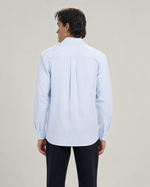 Pinstripe Shirt In Sky Blue