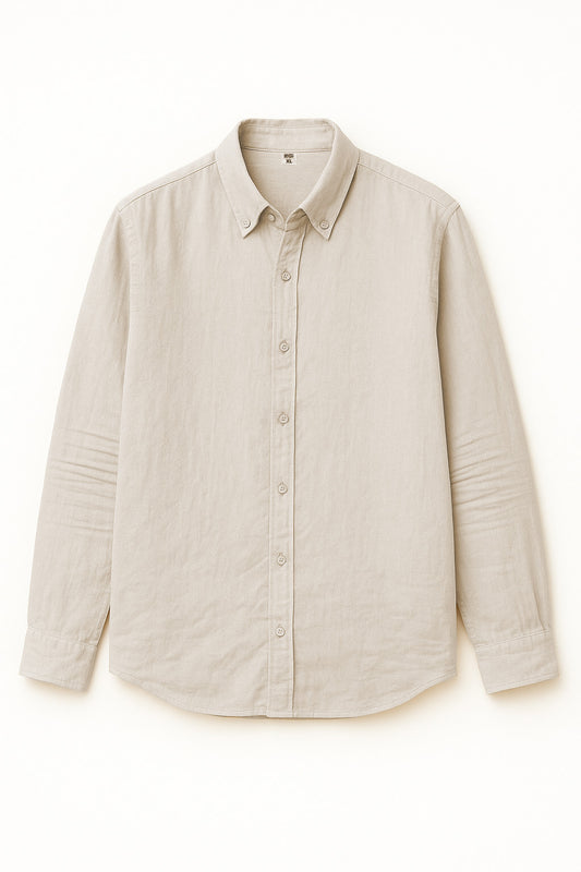 Linen shirt- Beige