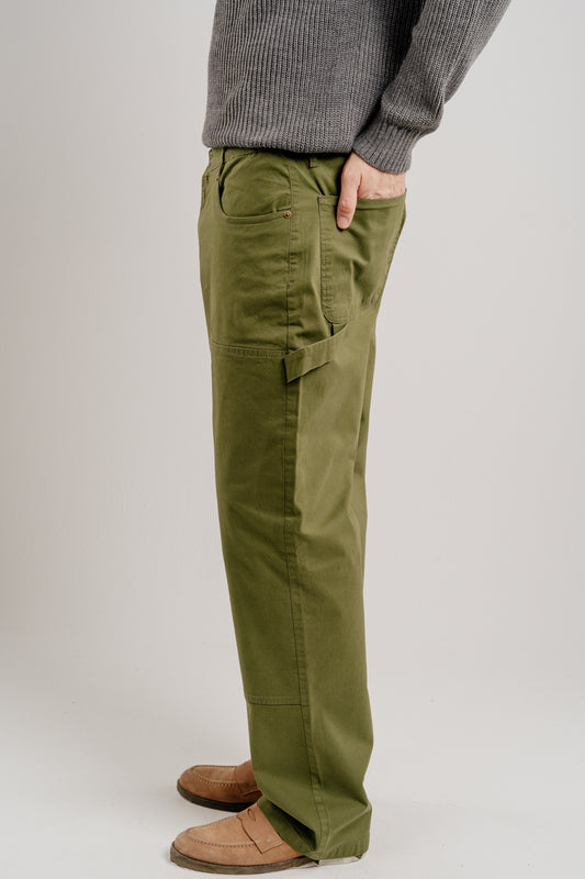 GREEN CARPENTER PANTS