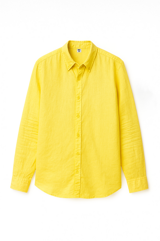 Linen shirt- Yellow