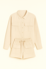 Essentials 2-Piece Beige Set