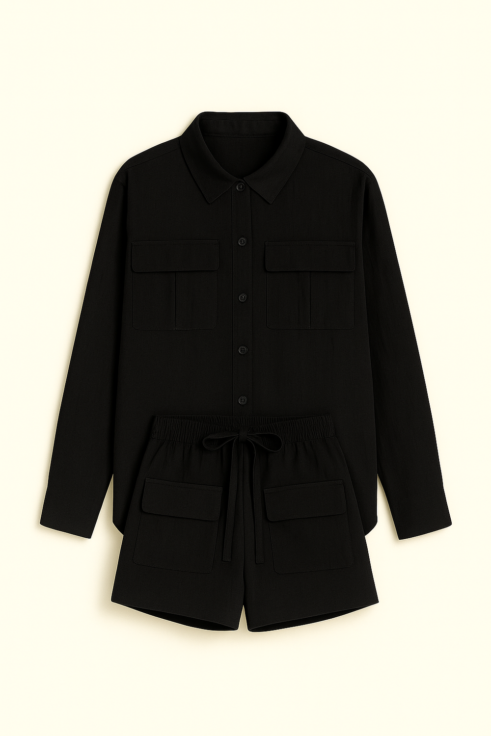 Essentials 2-Piece Black Set