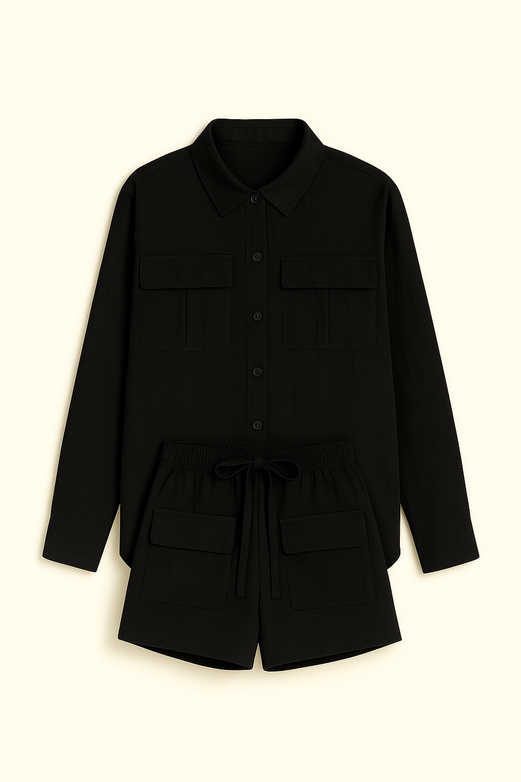 Essentials 2-Piece Black Set