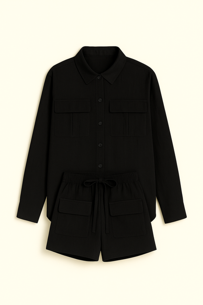 Essentials 2-Piece Black Set