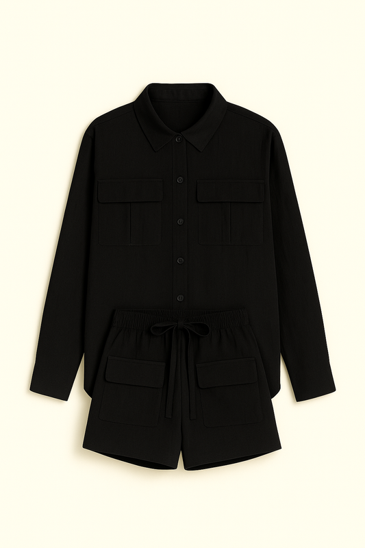 Essentials 2-Piece Black Set