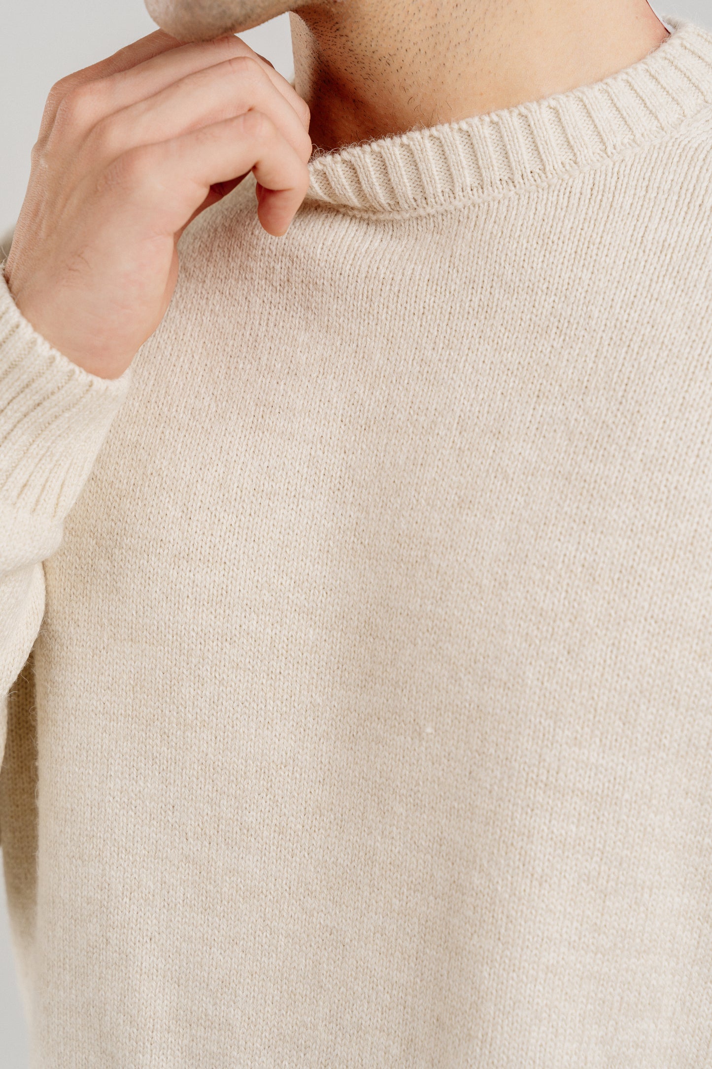 WOOL SWEATER CREAMY