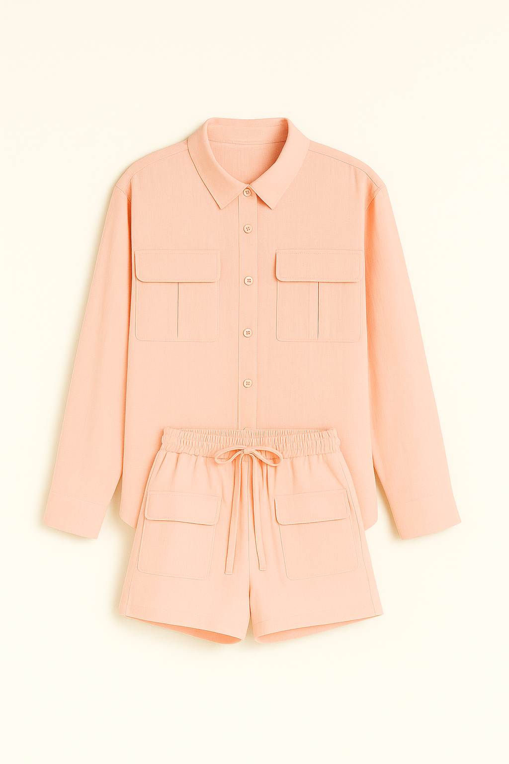 Essentials 2-Piece Soft Peach Set