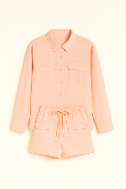 Essentials 2-Piece Soft Peach Set