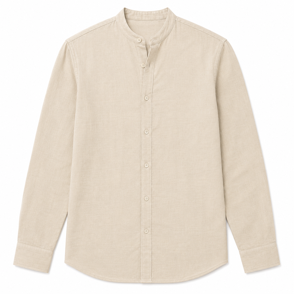Beige Linen Shirt