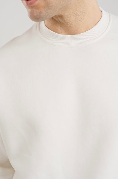 WHITE CREW NECK