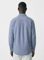 Relaxed Shirt In Dark Blue