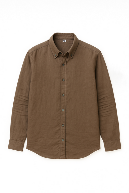 Linen shirt- Olive