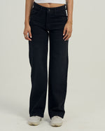 Women black pants High Sparkle High-Rise Wide Leg Jeans