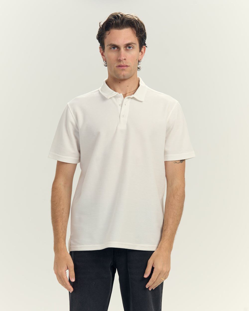 Polo T-shirt In Off White