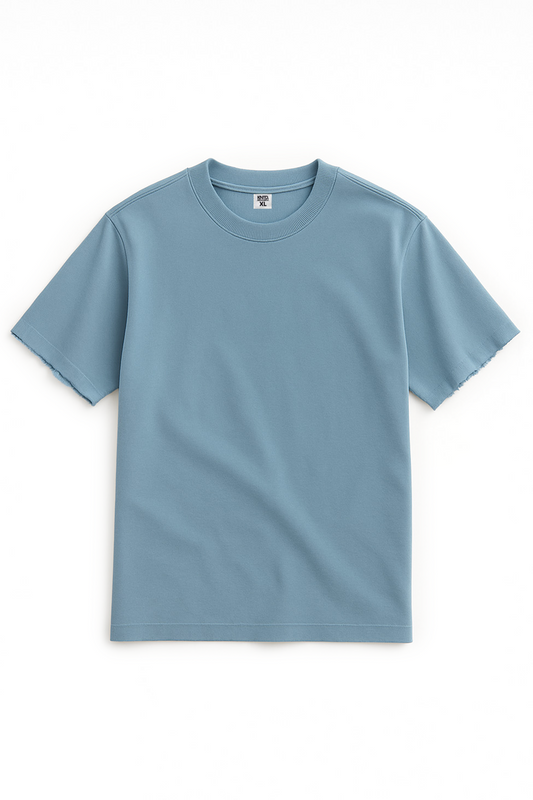 Basic Oversized T-shirt - Sky Blue