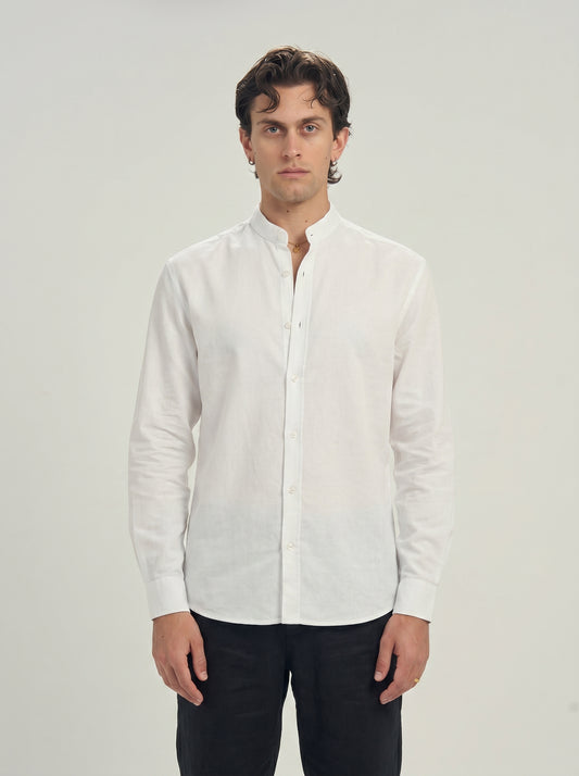 White Linen Shirt