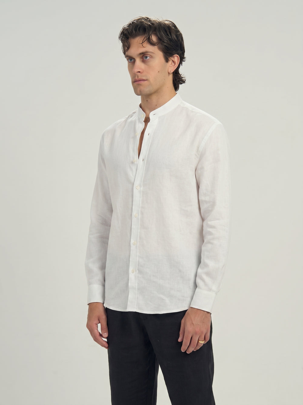 Off White Linen Shirt