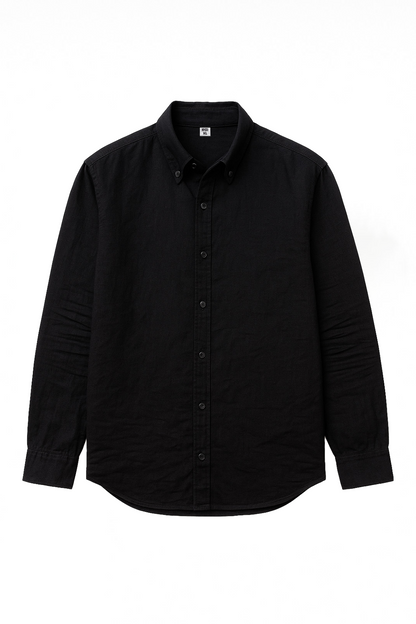 Linen shirt- Black