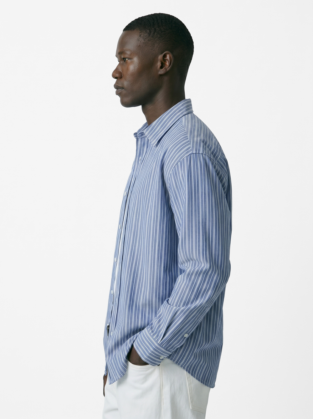 Relaxed Shirt In Dark Blue