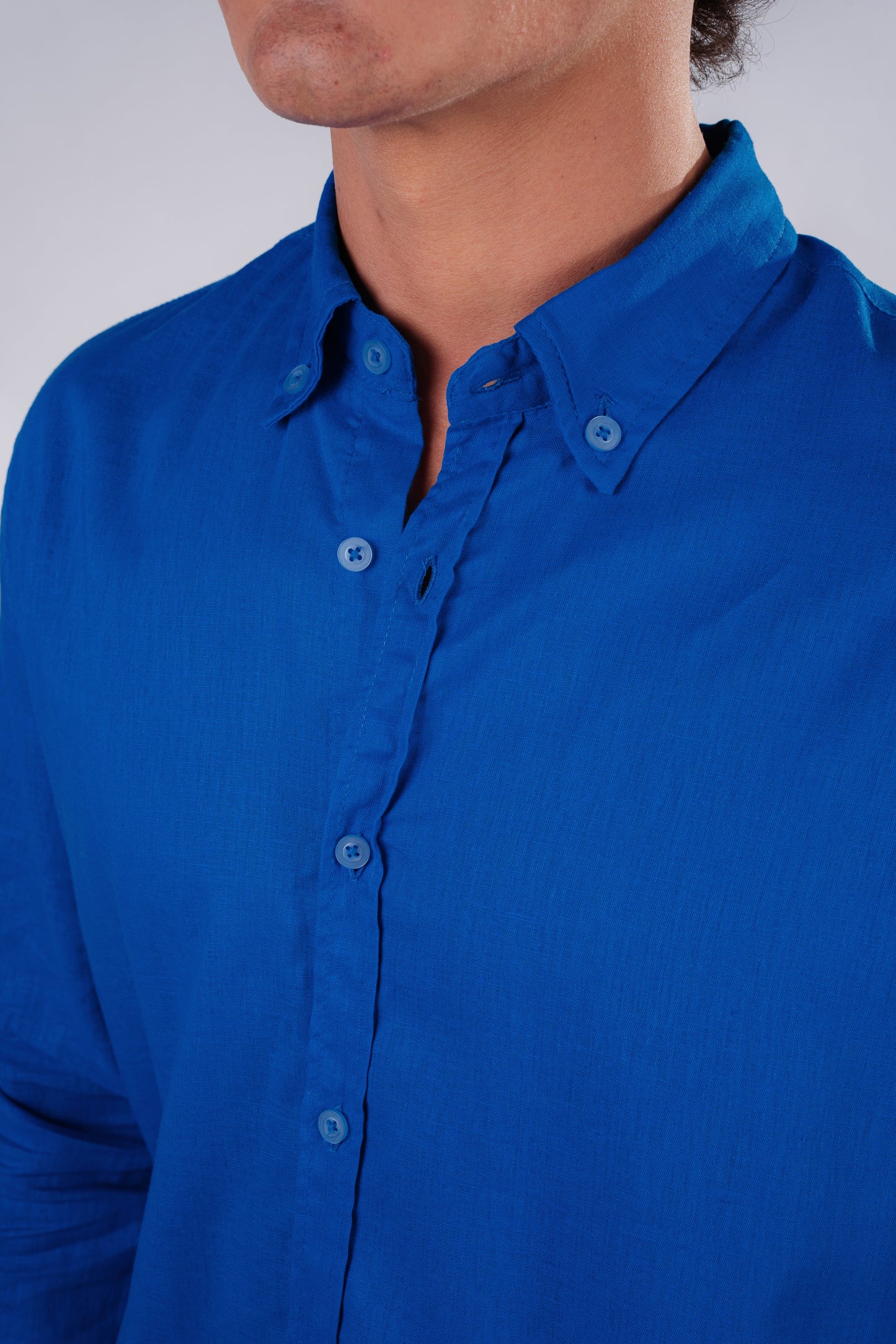 Linen shirt- Blue