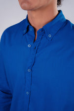 Linen shirt- Blue