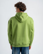 Men's Green Printed Casual Hoodie
