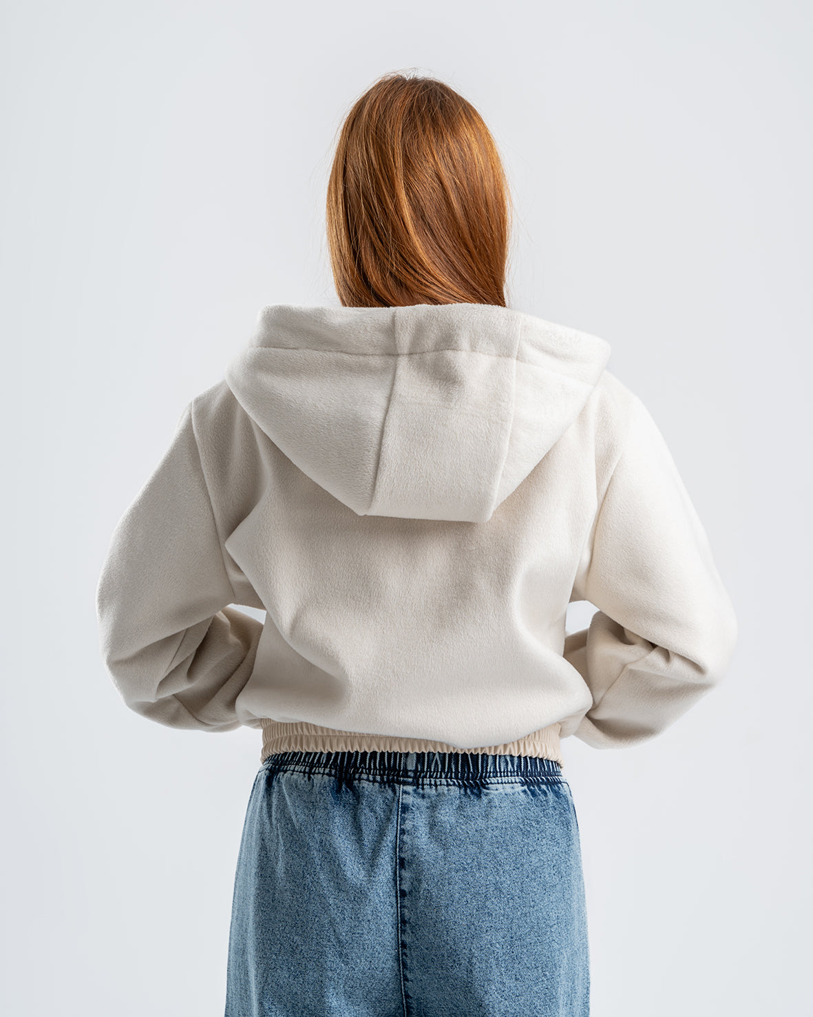 Women's Faux Fur Light Biege Jacket