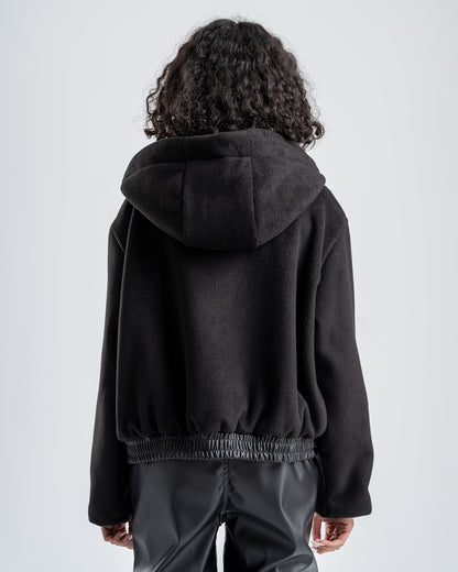 Women's Faux Fur Black Jacket