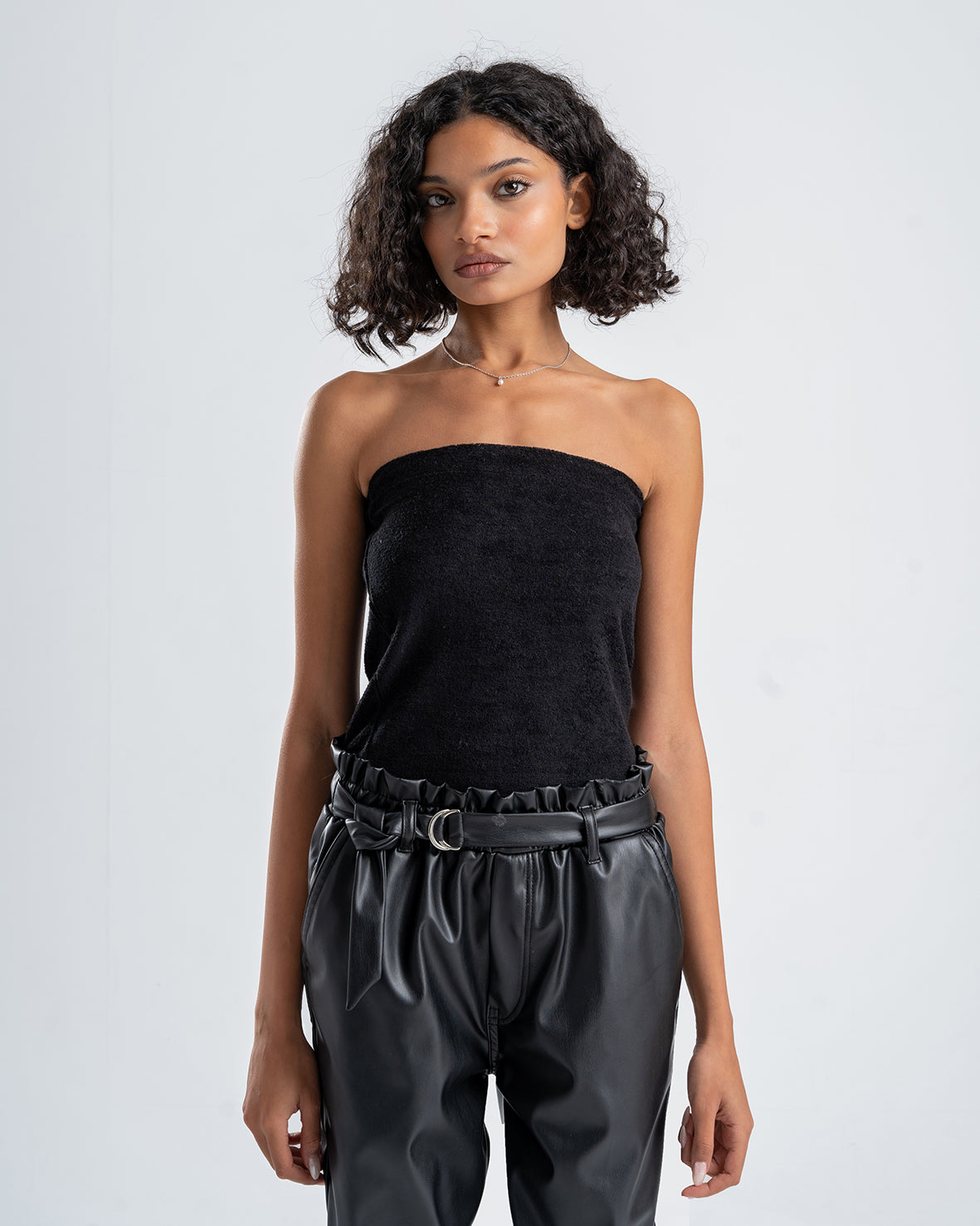 Women's Black Tube Top Strapless