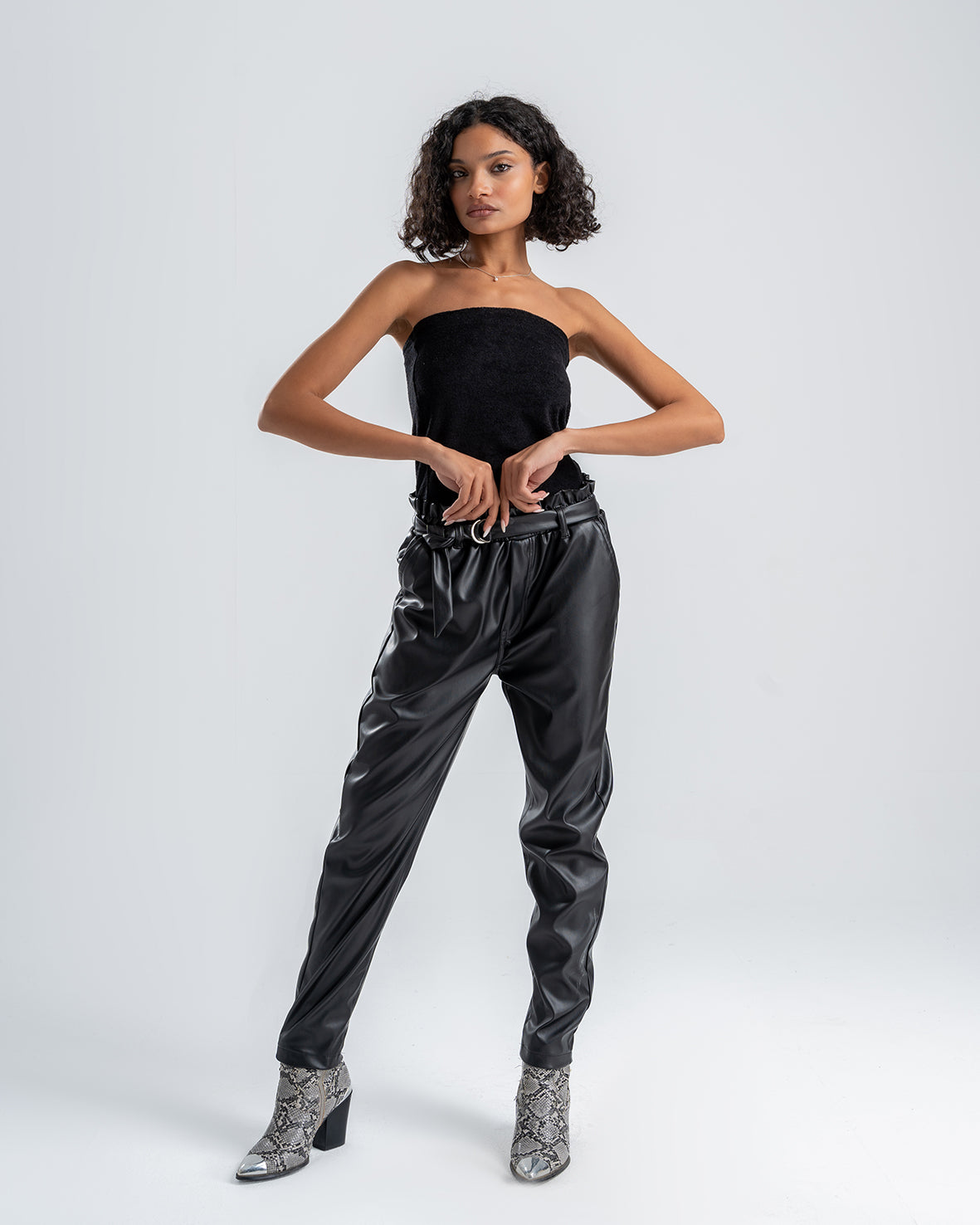 Women's Black Tube Top Strapless