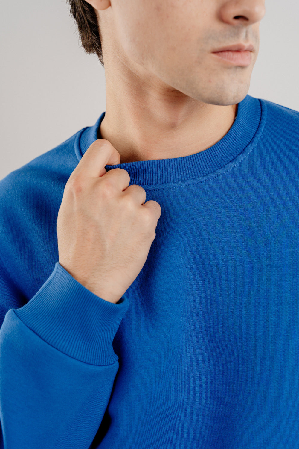 COBALT BLUE CREW NECK