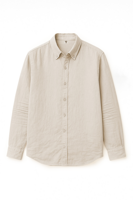 Linen shirt- Beige