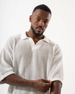 White Knitted Shirt