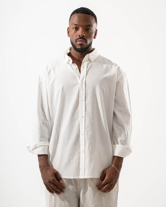 White Linen Shirts