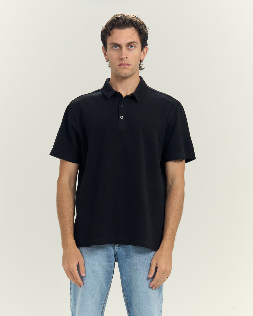 Polo T-shirts In Black