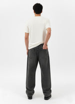Men's Wide-Leg black wash Denim
