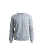 Men's Wool Gray  Pullover With small embroidery
