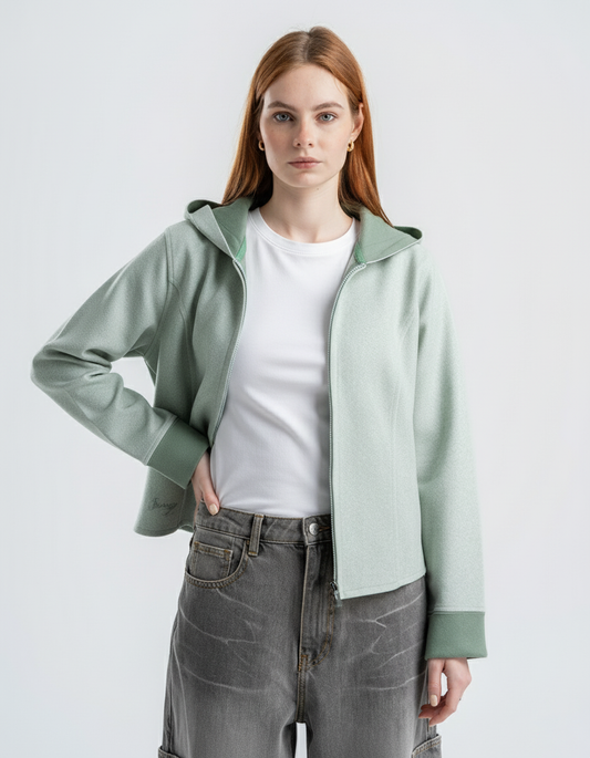 Mint Women's Gogh jacket With Hood