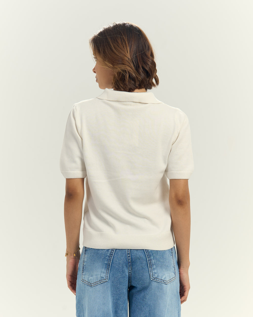 Women Knit In Off White