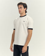 Ringer Tee Off White