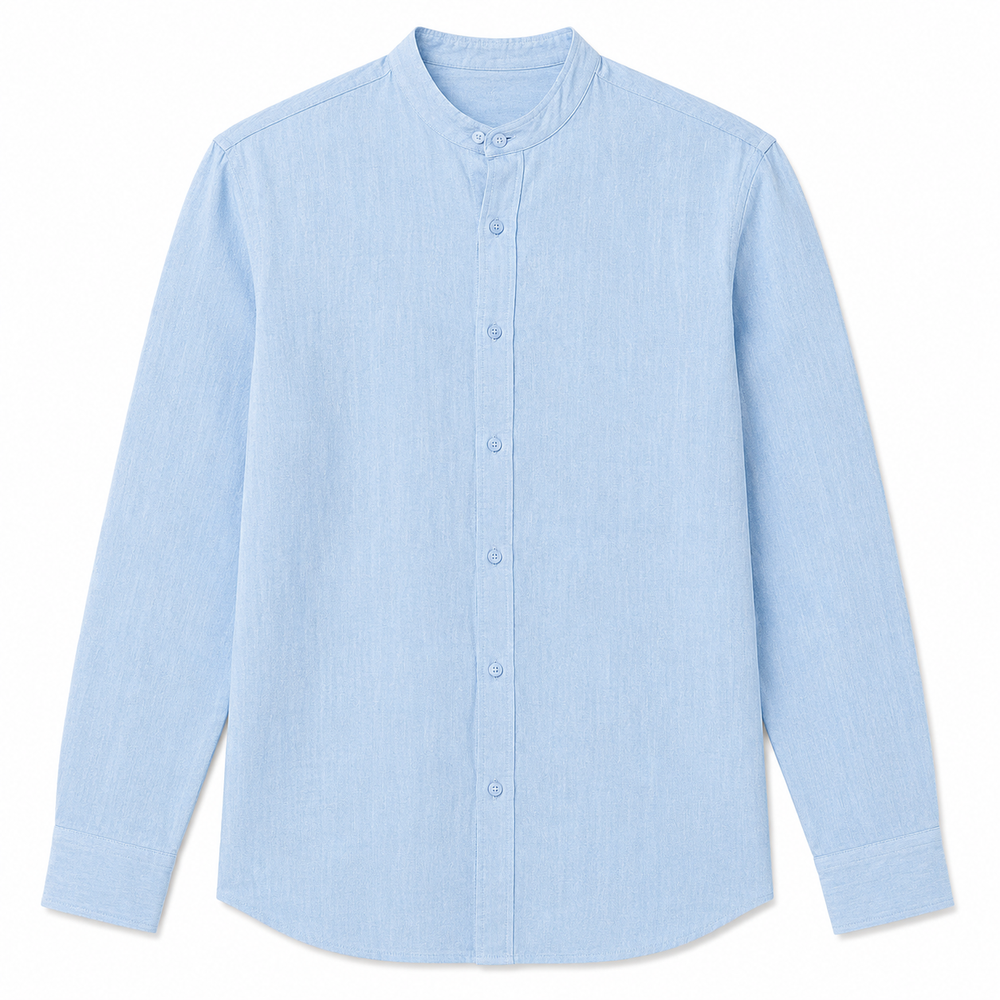 Sky Blue Linen Shirt